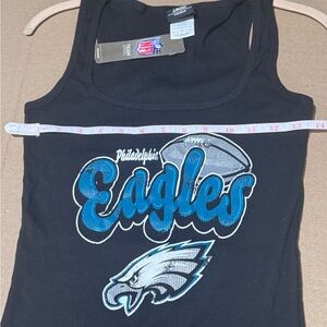 Philadelphia Eagles women’s Black tank top size Large NWT